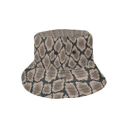 Snake Skin Design Print Unisex Bucket Hat
