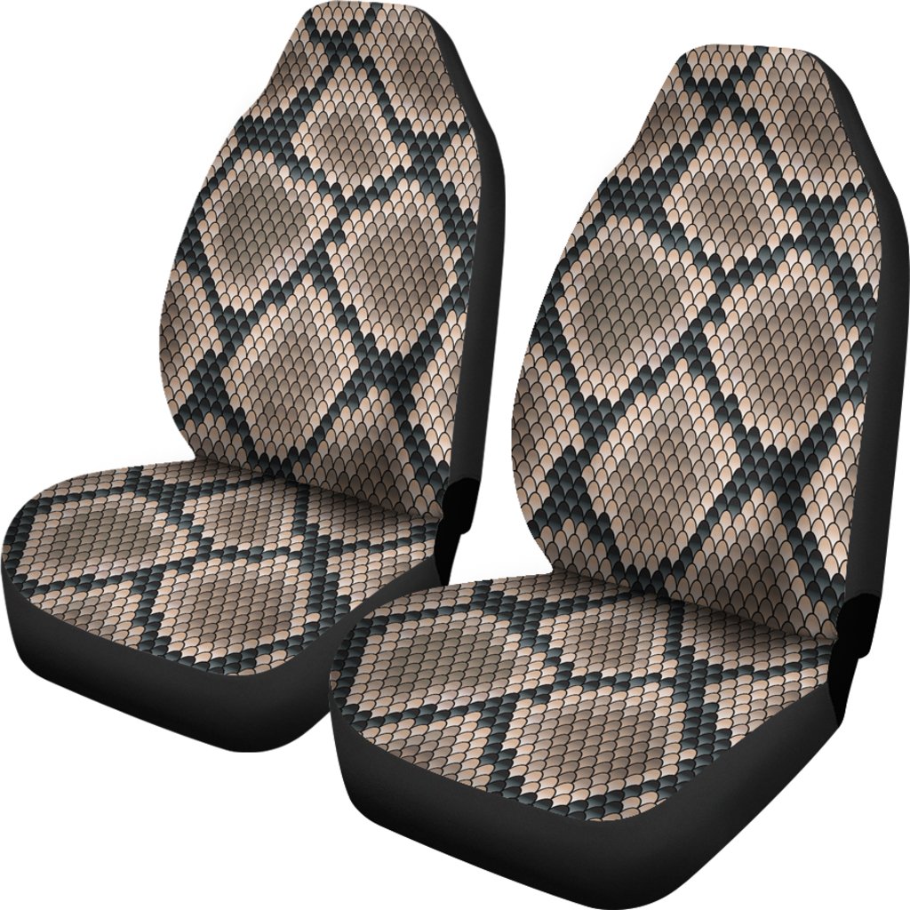 Snake Skin Design Print Universal Fit Car Seat Covers