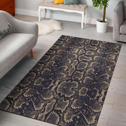 Snake Skin Pattern Print Area Rugs-JTAMIGO.COM