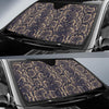 Snake Skin Pattern Print Car Sun Shade For Windshield