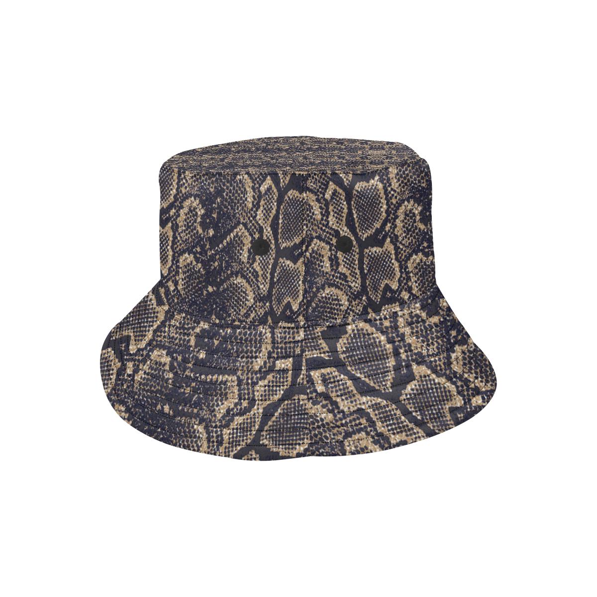 Snake Skin Pattern Print Unisex Bucket Hat