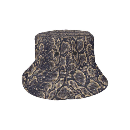 Snake Skin Pattern Print Unisex Bucket Hat