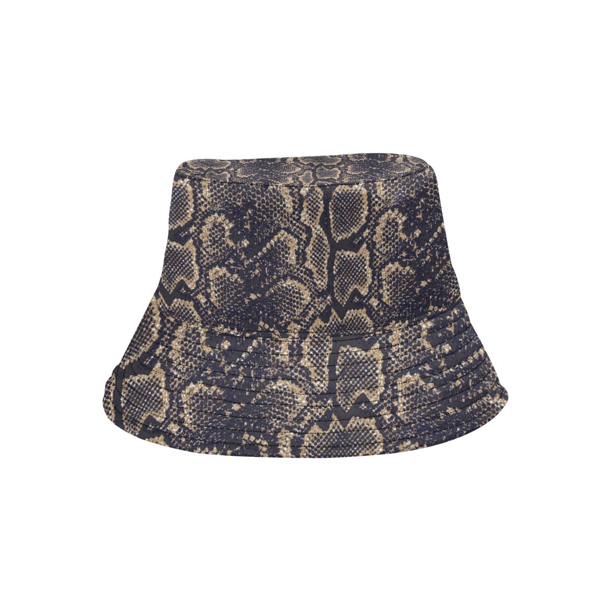 Snake Skin Pattern Print Unisex Bucket Hat