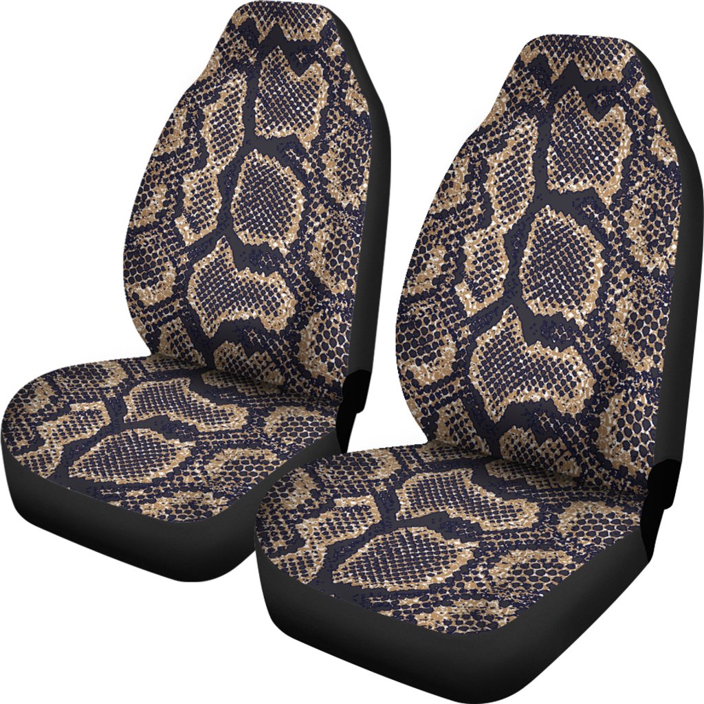 Snake Skin Pattern Print Universal Fit Car Seat Covers