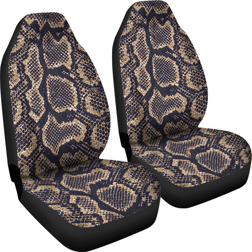 Snake Skin Pattern Print Universal Fit Car Seat Covers