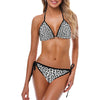 Snow Leopard Skin Print Bikini Swimsuit-JTAMIGO.COM