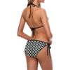 Soccer Ball Black Print Pattern Bikini Swimsuit-JTAMIGO.COM