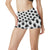 Soccer Ball Texture Print Pattern High Waisted Spandex Shorts-JTAMIGO.COM