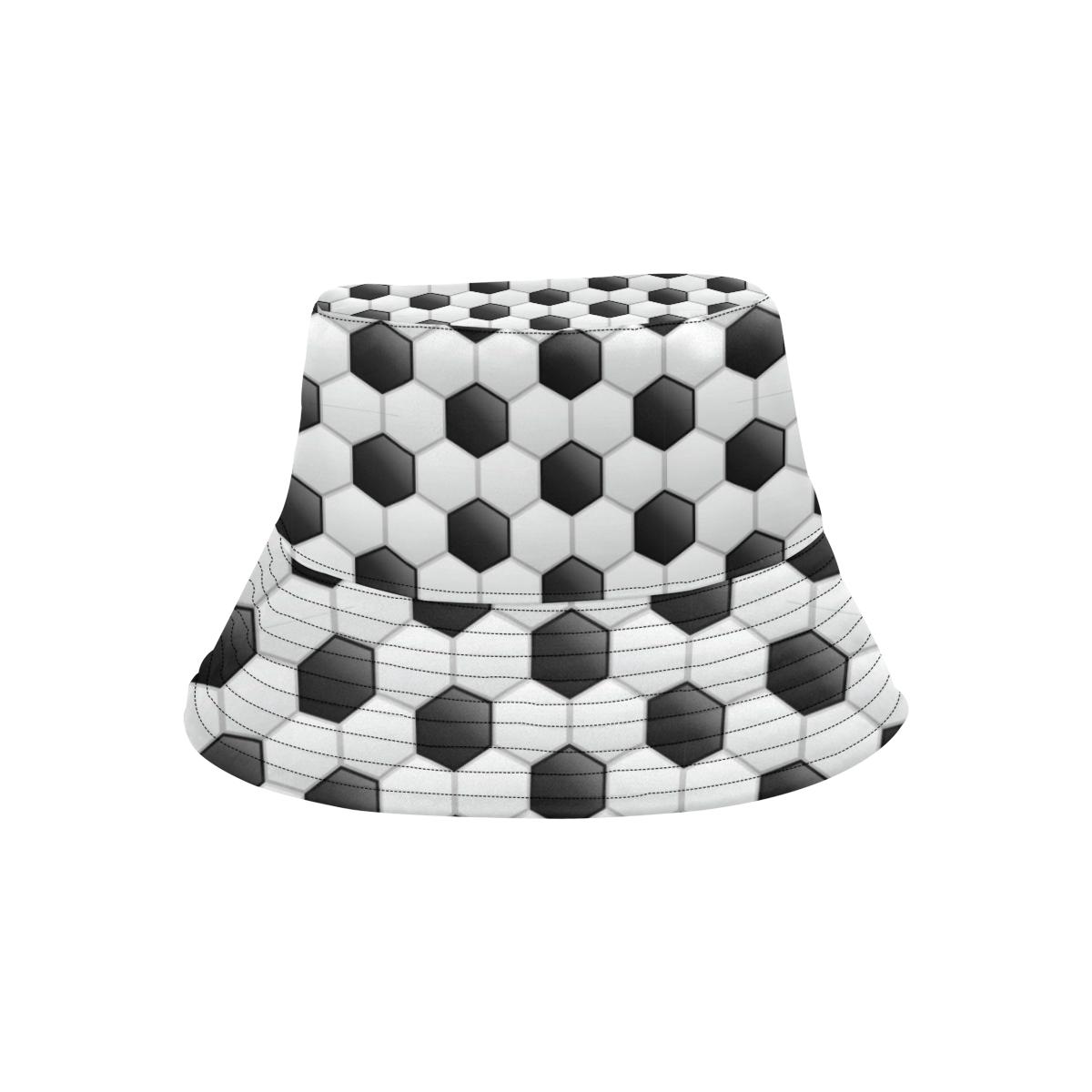 Soccer Ball Texture Print Pattern Unisex Bucket Hat