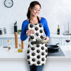 Soccer Ball Texture Print Pattern Women Apron