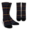 Southwest American Design Themed Print Crew Socks