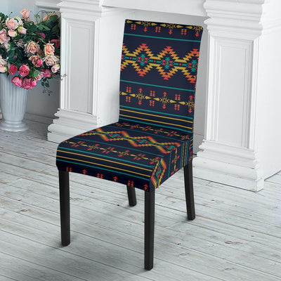 Southwest American Design Themed Print Dining Chair Slipcover-JTAMIGO.COM