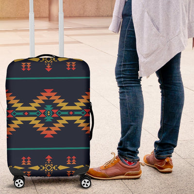 Southwest American Design Themed Print Luggage Cover Protector