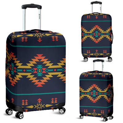 Southwest American Design Themed Print Luggage Cover Protector
