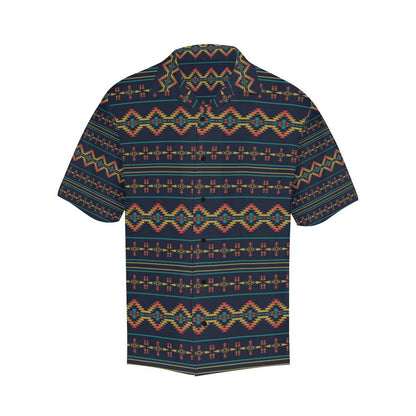 Southwest American Design Themed Print Men Aloha Hawaiian Shirt