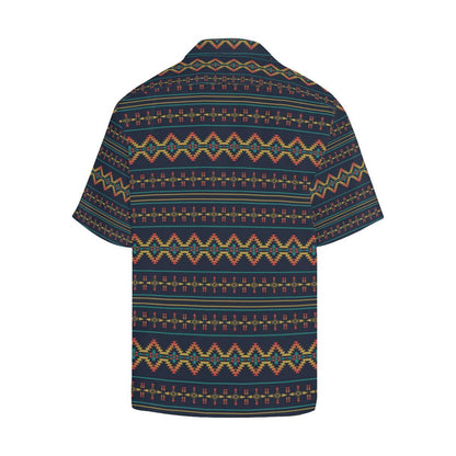 Southwest American Design Themed Print Men Aloha Hawaiian Shirt