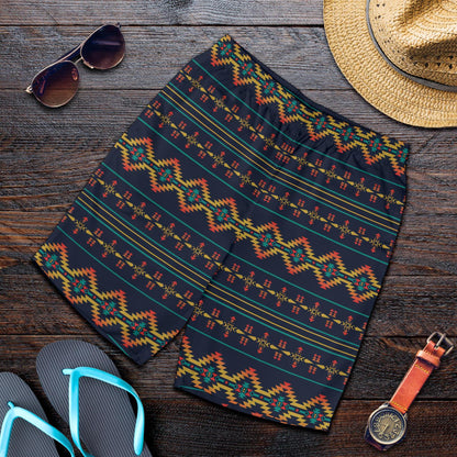 Southwest American Design Themed Print Mens Shorts-JTAMIGO.COM