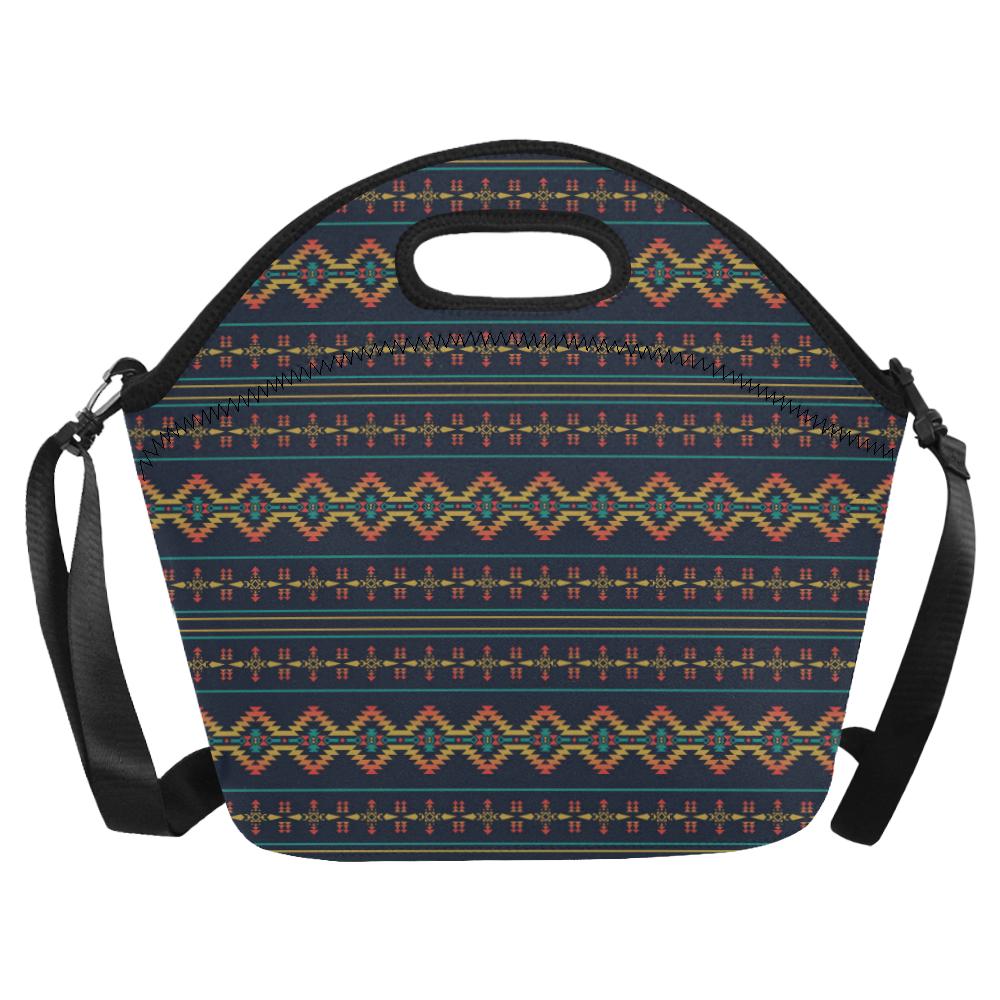 Southwest American Design Themed Print Neoprene Lunch Bag (Model 1669)(Large)-JTAMIGO.COM