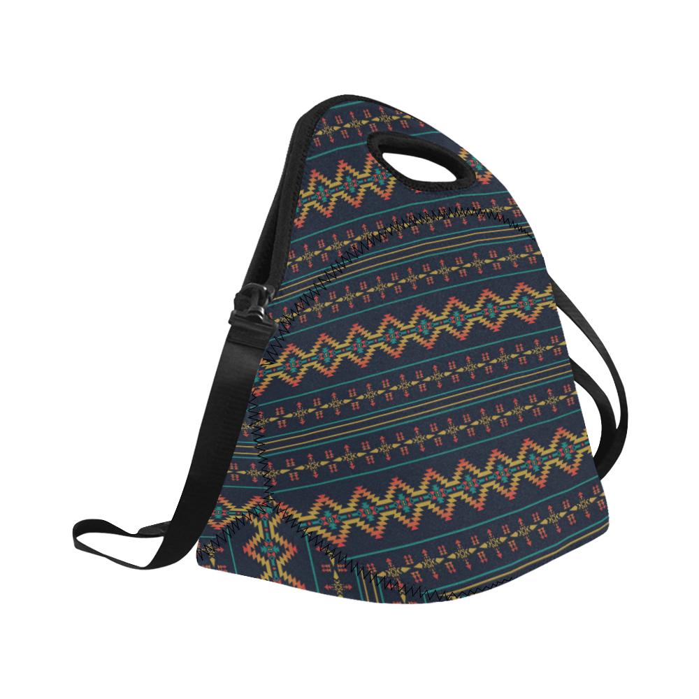 Southwest American Design Themed Print Neoprene Lunch Bag (Model 1669)(Large)-JTAMIGO.COM