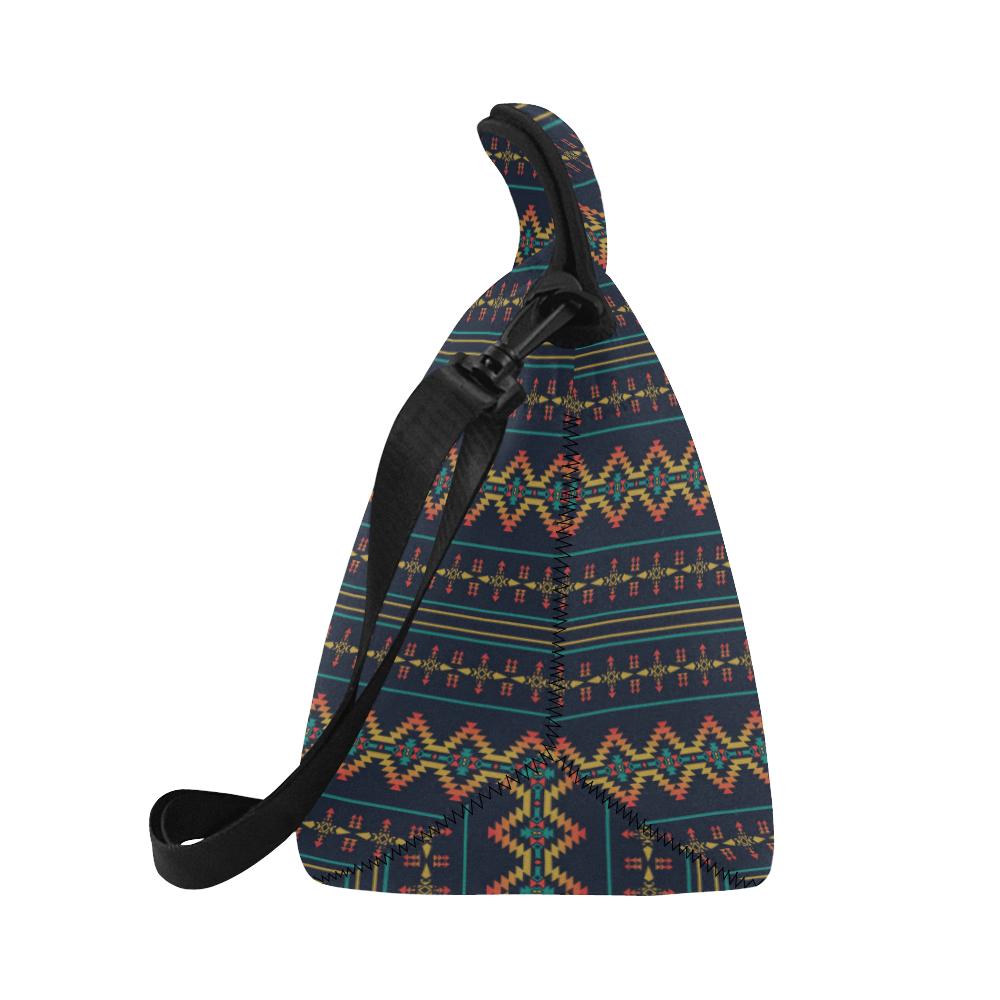 Southwest American Design Themed Print Neoprene Lunch Bag (Model 1669)(Large)-JTAMIGO.COM