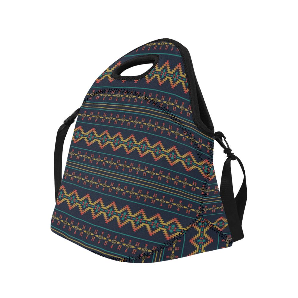 Southwest American Design Themed Print Neoprene Lunch Bag (Model 1669)(Large)-JTAMIGO.COM