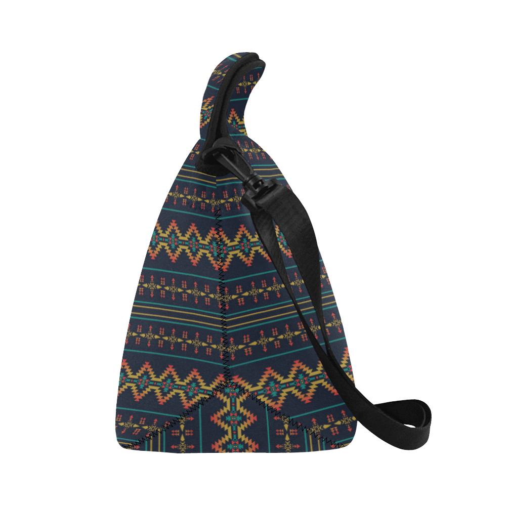 Southwest American Design Themed Print Neoprene Lunch Bag (Model 1669)(Large)-JTAMIGO.COM