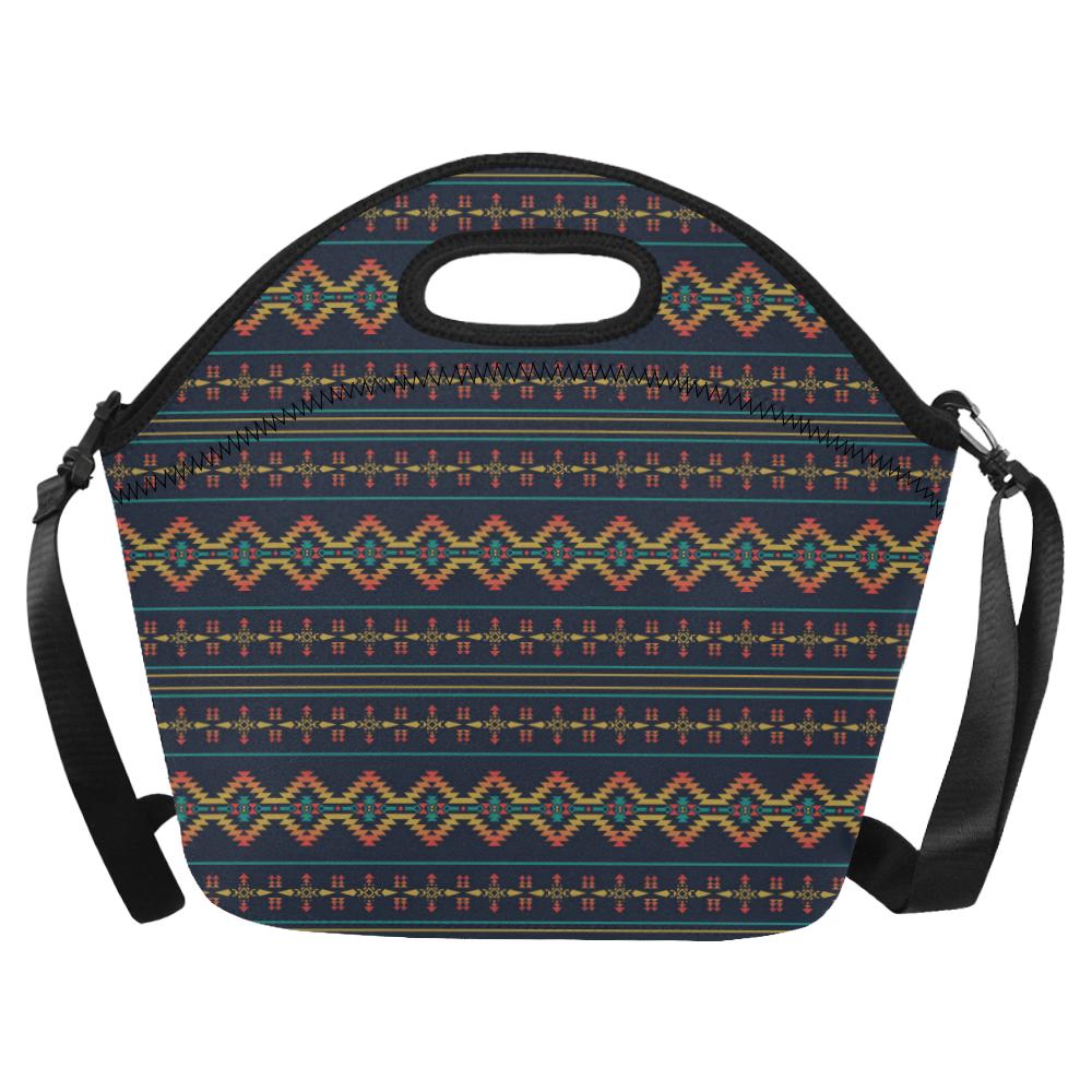 Southwest American Design Themed Print Neoprene Lunch Bag (Model 1669)(Large)-JTAMIGO.COM