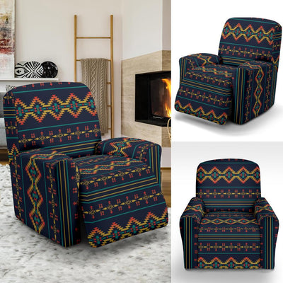 Southwest American Design Themed Print Recliner Slipcover-JTAMIGO.COM