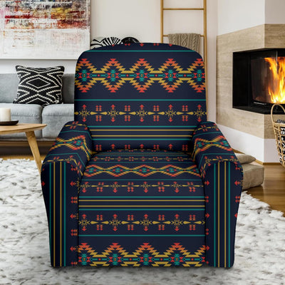 Southwest American Design Themed Print Recliner Slipcover-JTAMIGO.COM