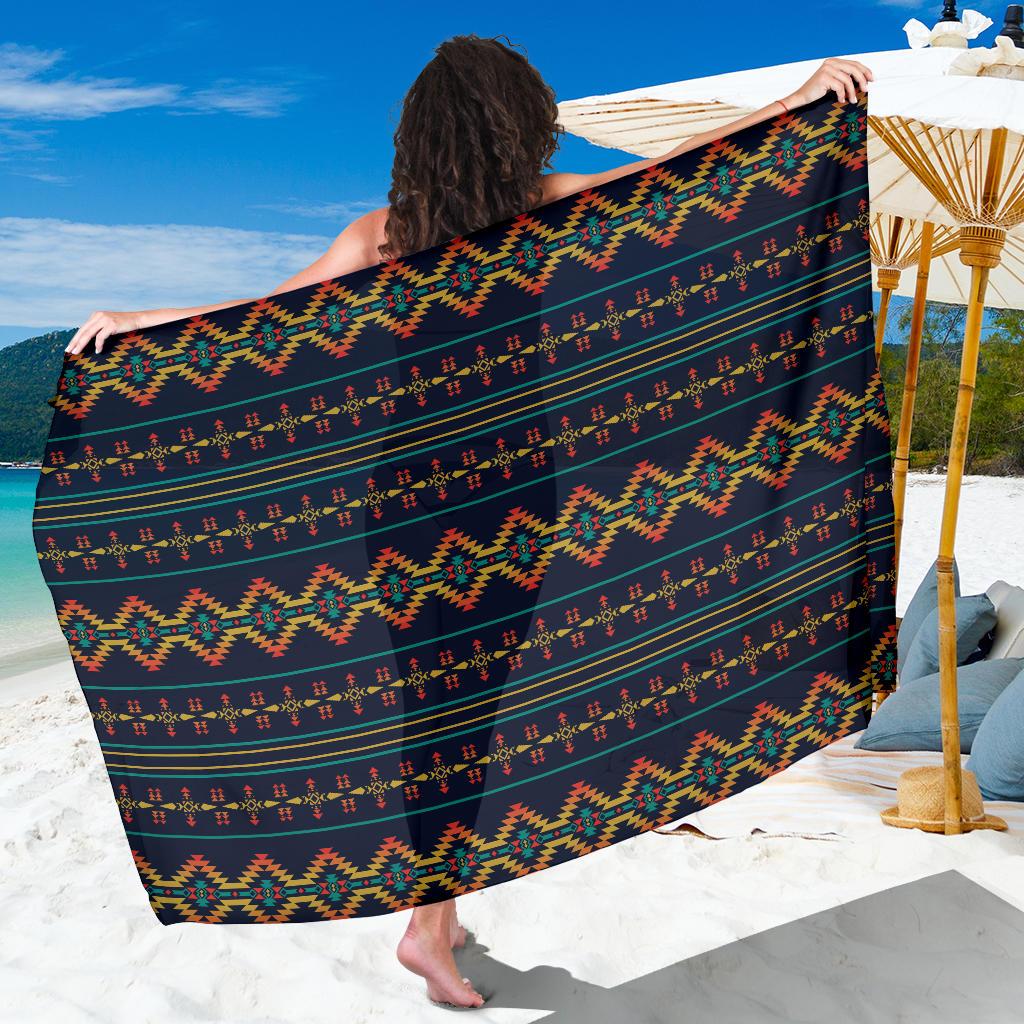 Southwest American Design Themed Print Sarong Pareo Wrap