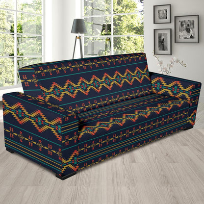 Southwest American Design Themed Print Sofa Slipcover-JTAMIGO.COM