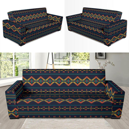 Southwest American Design Themed Print Sofa Slipcover-JTAMIGO.COM