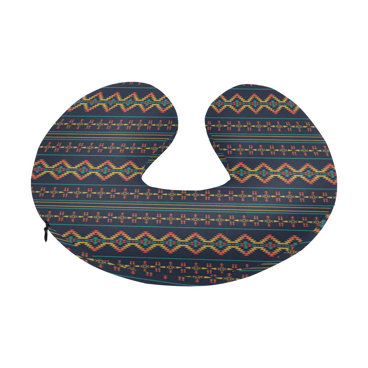 Southwest American Design Themed Print U-Shaped Travel Neck Pillow-JTAMIGO.COM