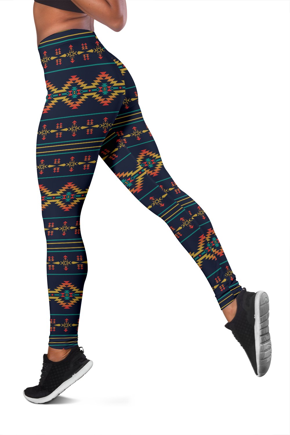 Southwest American Design Themed Print Women Leggings