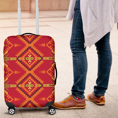 Southwest Aztec Design Themed Print Luggage Cover Protector