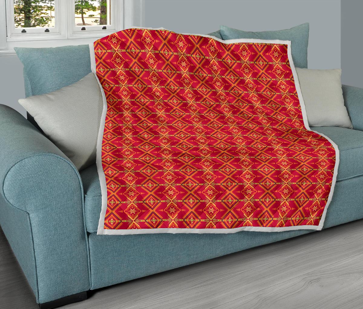 Southwest Aztec Design Themed Print Premium Quilt-JTAMIGO.COM