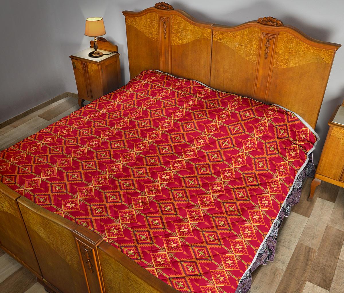Southwest Aztec Design Themed Print Premium Quilt-JTAMIGO.COM
