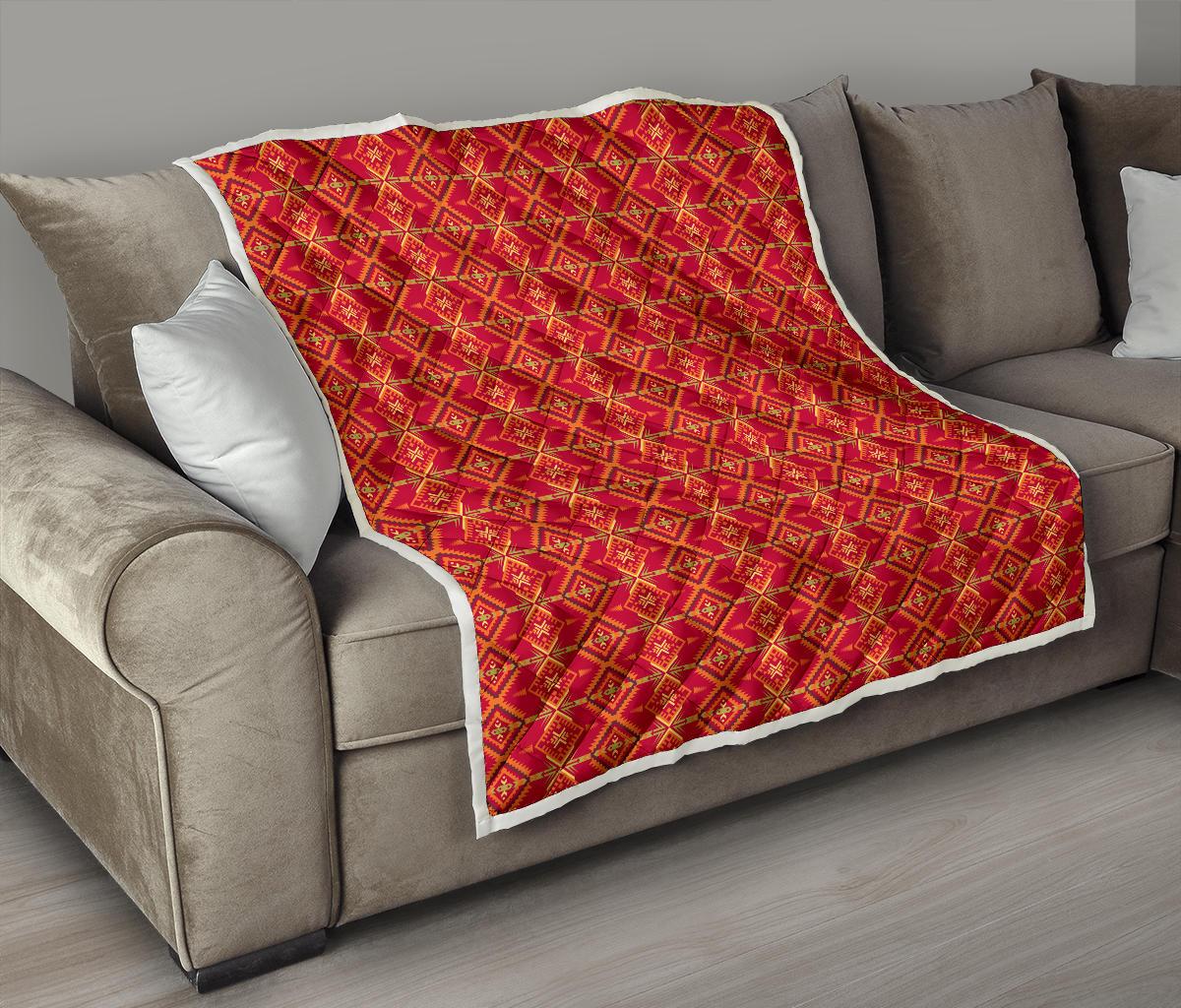 Southwest Aztec Design Themed Print Premium Quilt-JTAMIGO.COM