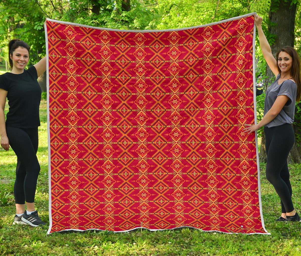 Southwest Aztec Design Themed Print Premium Quilt-JTAMIGO.COM