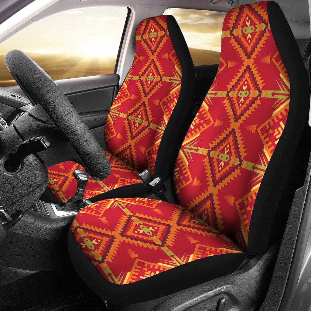Southwest Aztec Design Themed Print Universal Fit Car Seat Covers
