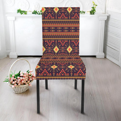 Southwest Ethnic Design Themed Print Dining Chair Slipcover-JTAMIGO.COM