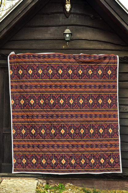 Southwest Ethnic Design Themed Print Premium Quilt-JTAMIGO.COM