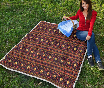 Southwest Ethnic Design Themed Print Premium Quilt-JTAMIGO.COM