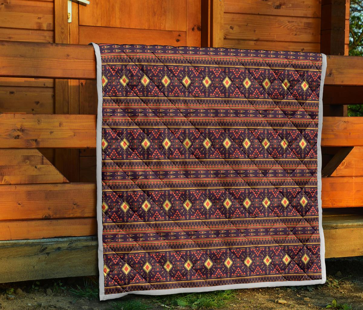 Southwest Ethnic Design Themed Print Premium Quilt-JTAMIGO.COM