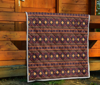 Southwest Ethnic Design Themed Print Premium Quilt-JTAMIGO.COM