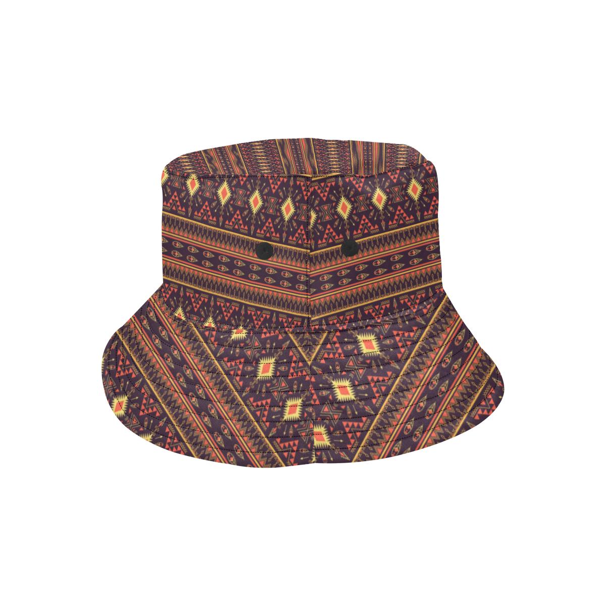 Southwest Ethnic Design Themed Print Unisex Bucket Hat