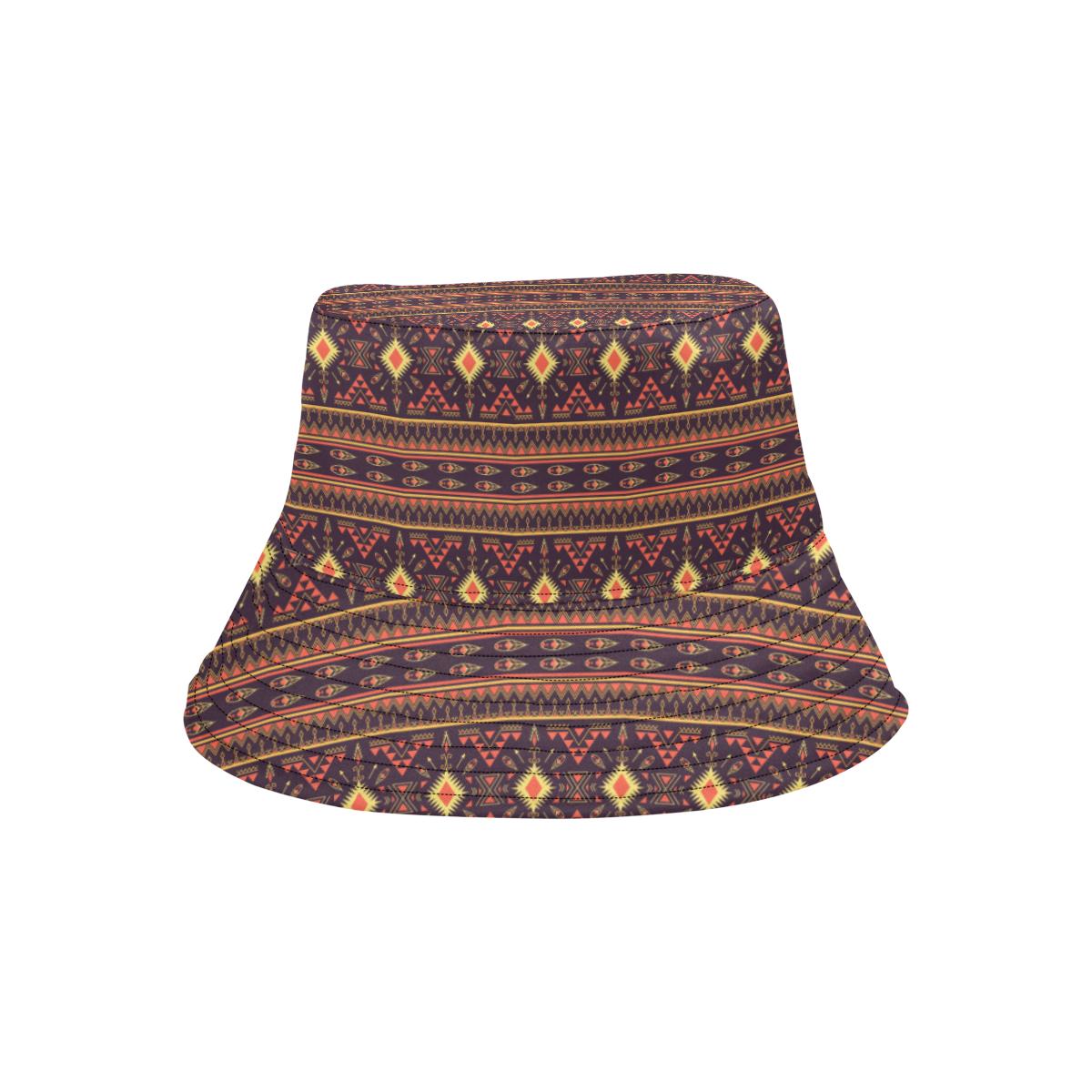 Southwest Ethnic Design Themed Print Unisex Bucket Hat