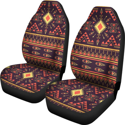 Southwest Ethnic Design Themed Print Universal Fit Car Seat Covers