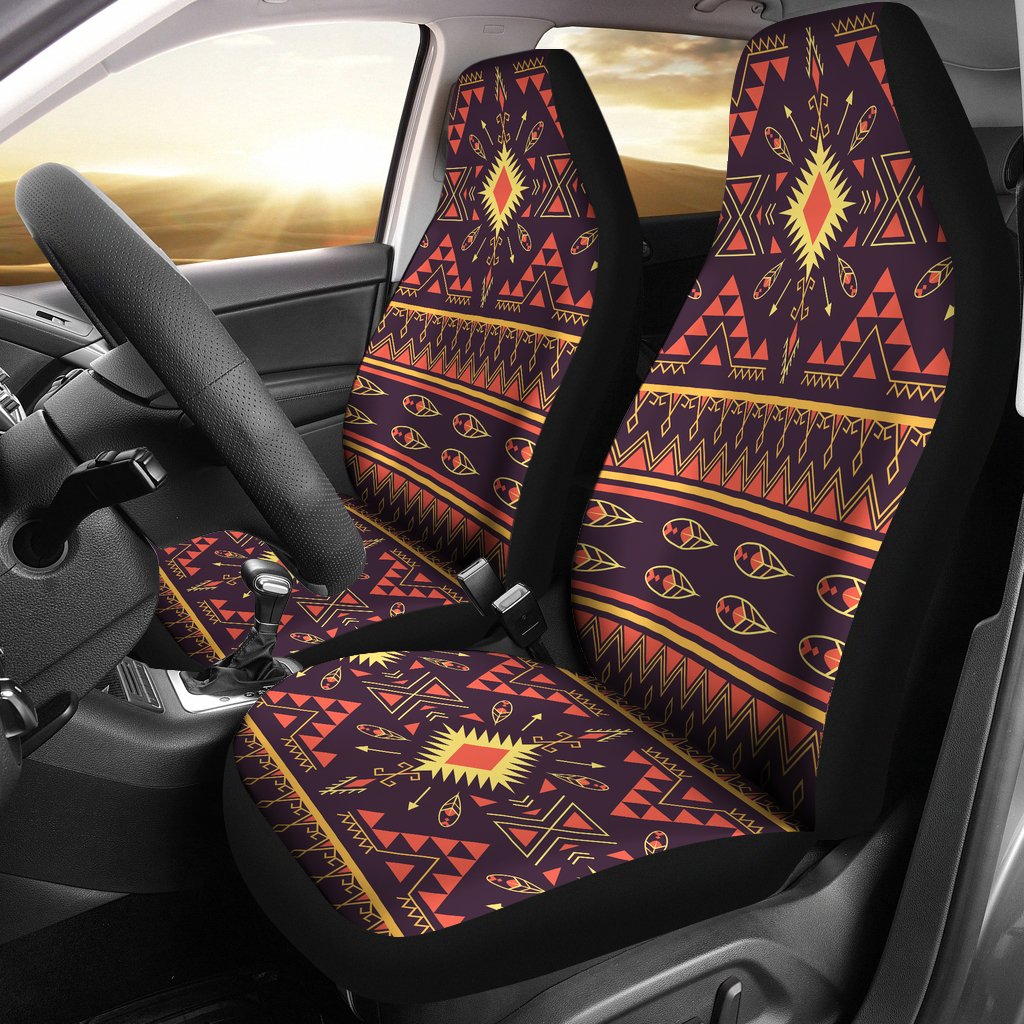 Southwest Ethnic Design Themed Print Universal Fit Car Seat Covers