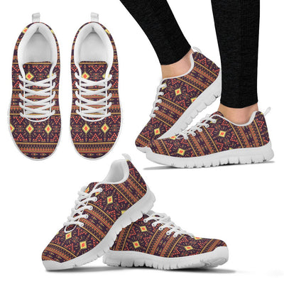 Southwest Ethnic Design Themed Print Women Sneakers Shoes